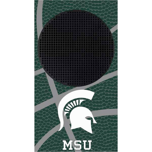Michigan State University Green Basketball Xbox Series S Console Skin